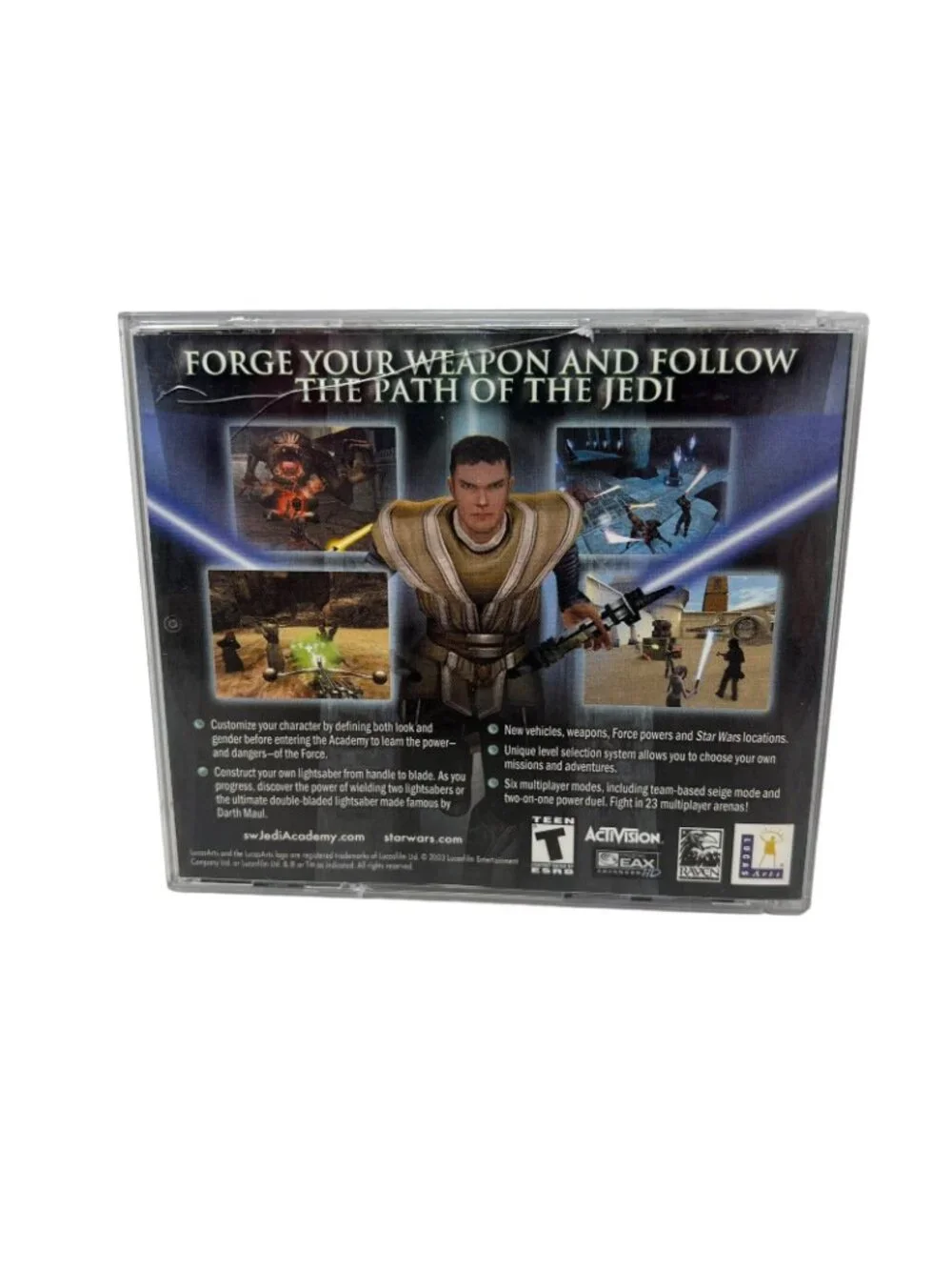 Star Wars Jedi Knight Academy & II 2 Outcast PC Game Lot Tested 2002 2003 Retro